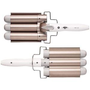 Curling hair wand - wavy hair crimper.